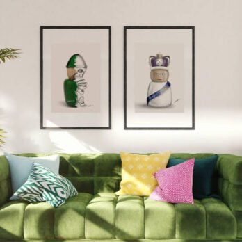 the sherlock and queen prints original gift ideas