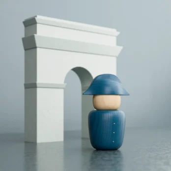 The Motleys, The General, Napoleon, figurines, France, blue, Arc de triomphe