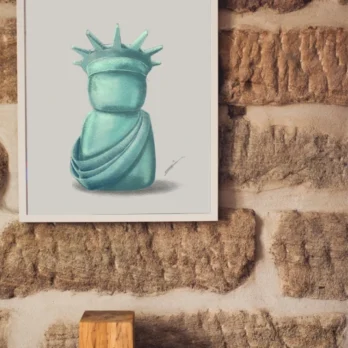 The Motleys, The Liberty, print, USA, Statue of Liberty, Sculpture